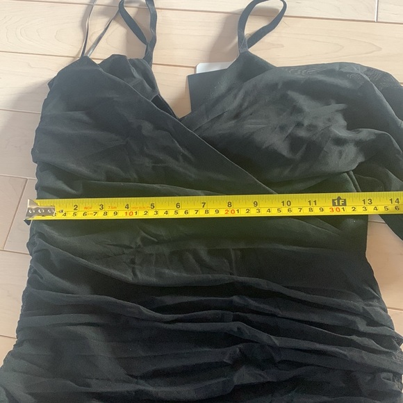 Zara one shoulder asymmetrical LBD - Picture 9 of 11